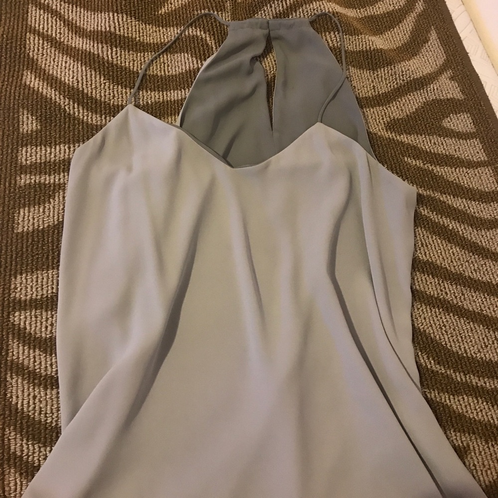 Super cute Express gray reversible top!