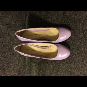 Chinese Laundry New Love lavender pumps