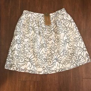 Francesca's lace floral pencil skirt