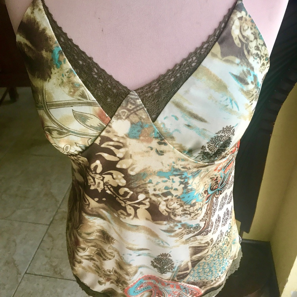 Like New Tank Top Boho Print