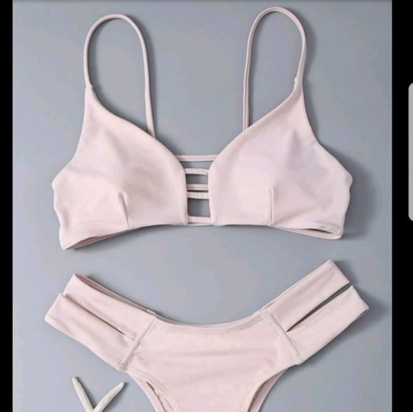 NWT Pale Pink Swimsuit - Picture 3 of 5