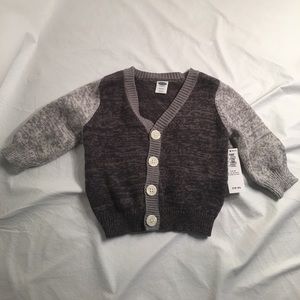 Old Navy two toned grey button up sweater