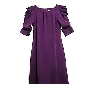 Jessica Simpson | ruched sleeve dress