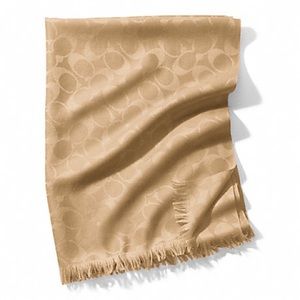Authentic Coach Signature Wrap Scarf