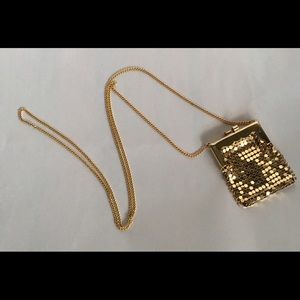 Small shiny mesh/metal bag