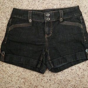 Denim shorts
