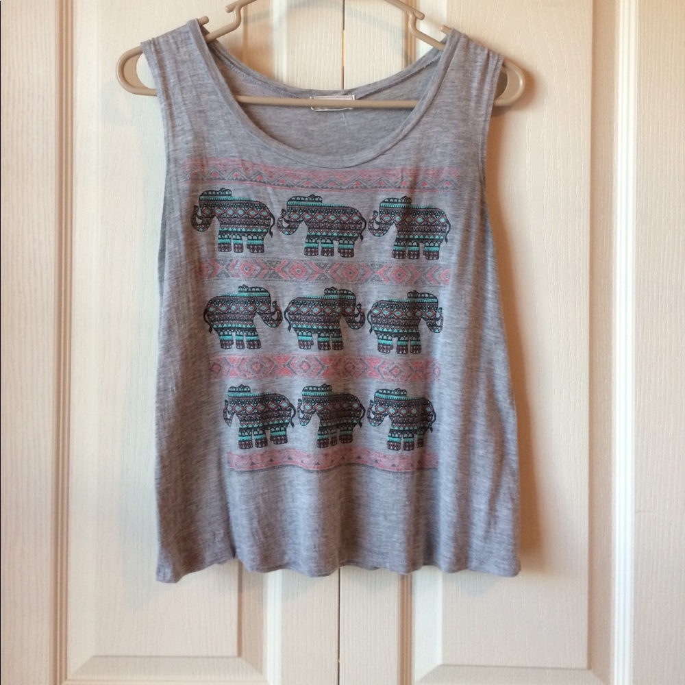 Cropped muscle tee