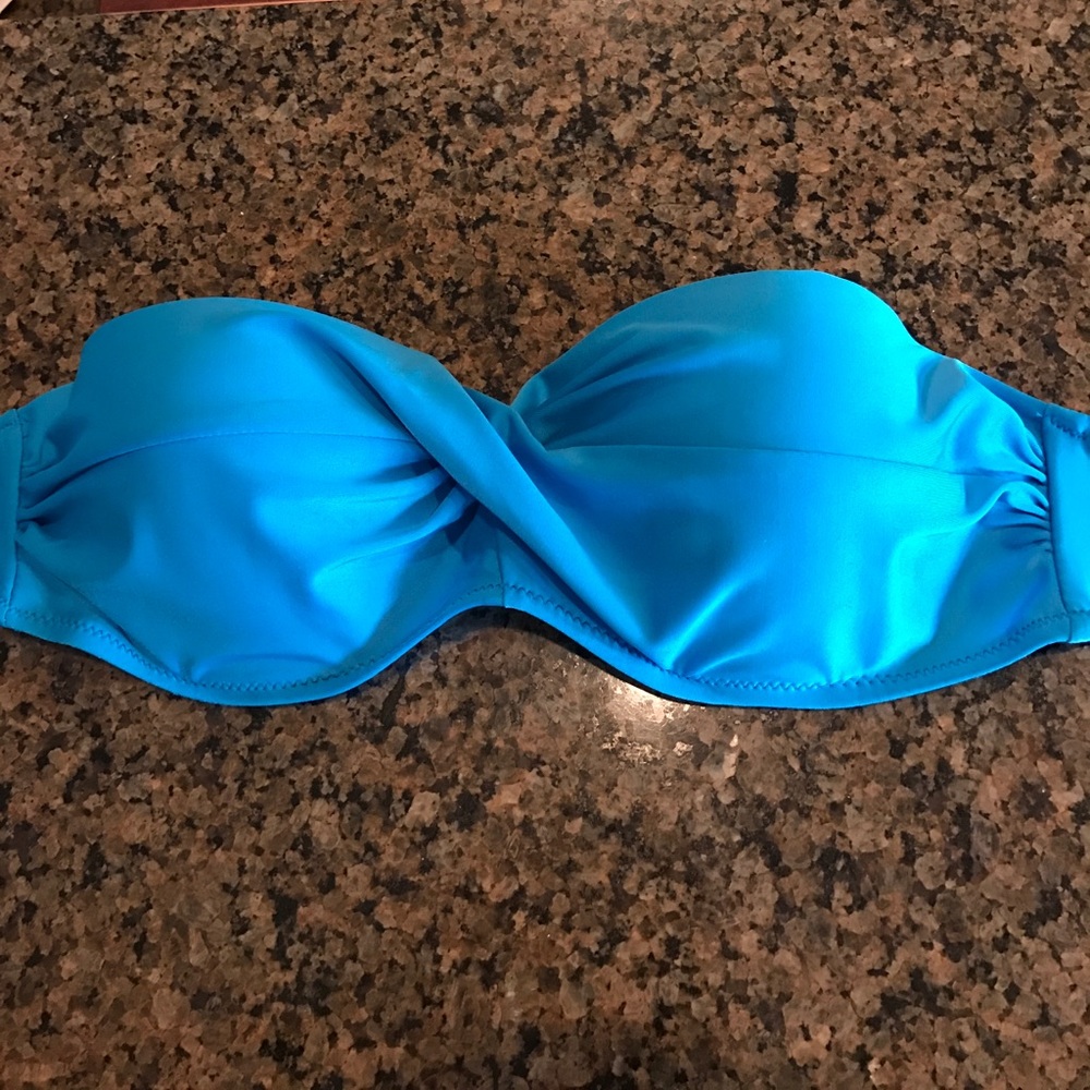Blue push up bandeau