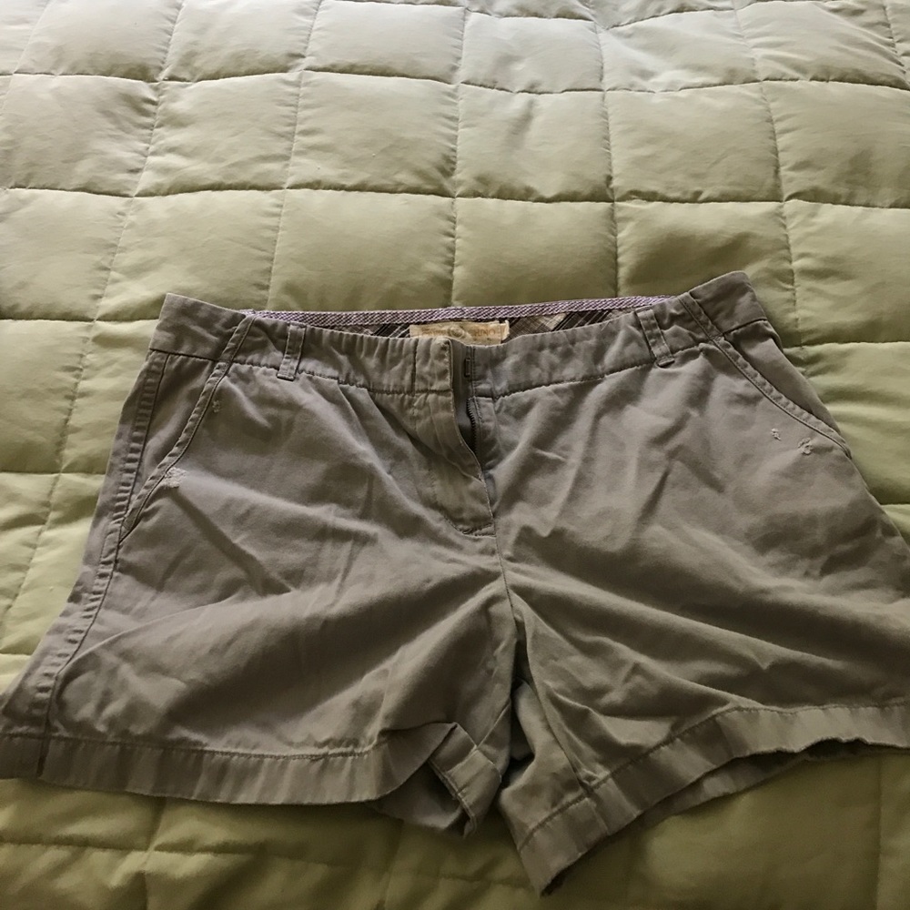 Grey cotton shorts