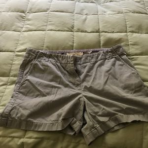 Grey cotton shorts