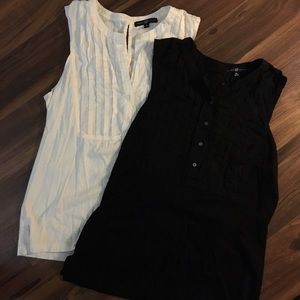 Two Gap Sleeveless Cotton blouses