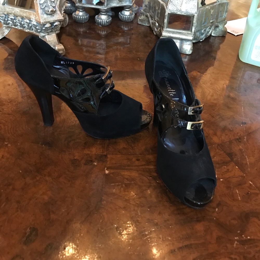 Nanette lepore heels with straps