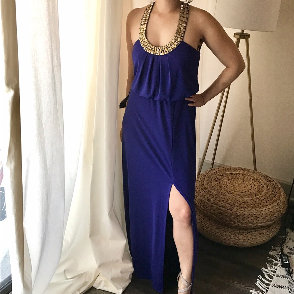 ✨Sale❄️ Bebe beaded maxi dress