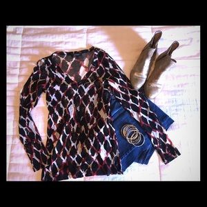 Sheer long-sleeve just-sexy-enough tee