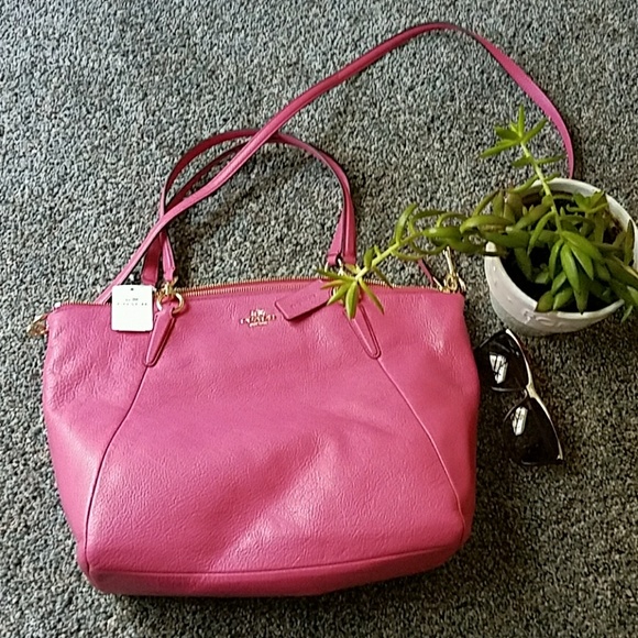 Coach pink purse - Picture 1 of 7