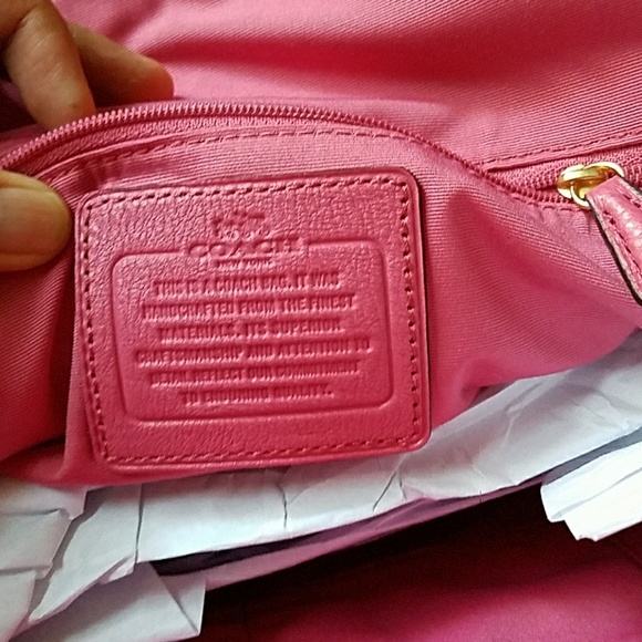 Coach pink purse - Picture 6 of 7