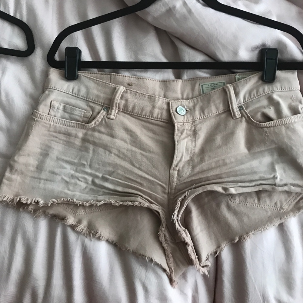 Pink All Saints Jean Shorts