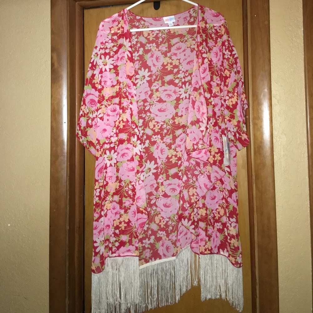 NWT lularoe L Monroe kimono