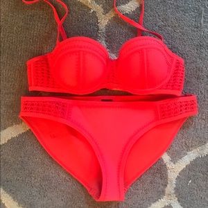 Trangl Red Swimsuit