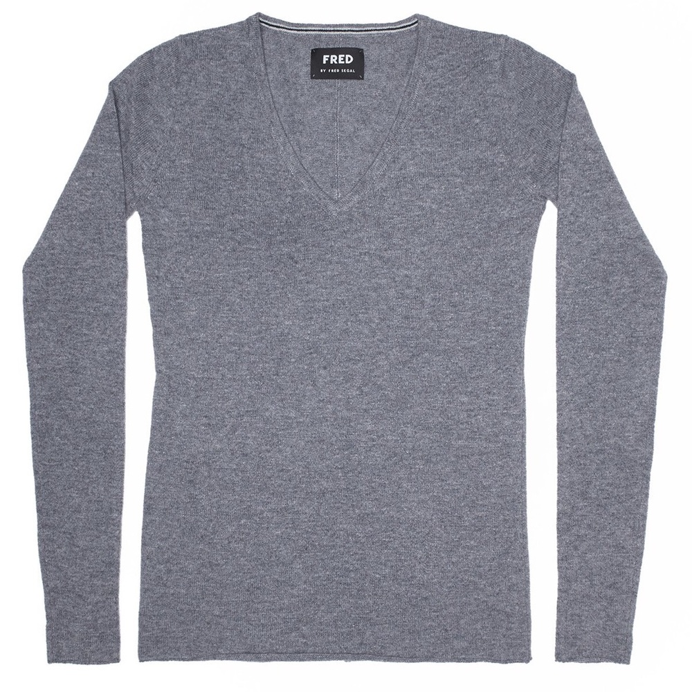 Authentic by Fred Segel Cashmere V-neck Sweater