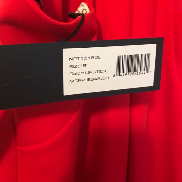 Halston Lipstick Red Dress - Picture 3 of 3