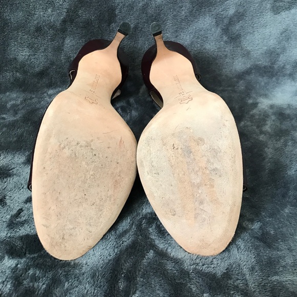 Manolo Blahnik Maroon Pumps - size 38 - Picture 4 of 6