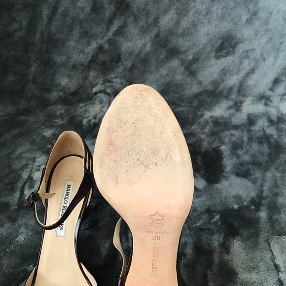 Manolo Blahnik Maroon Pumps - size 38 - Picture 6 of 6