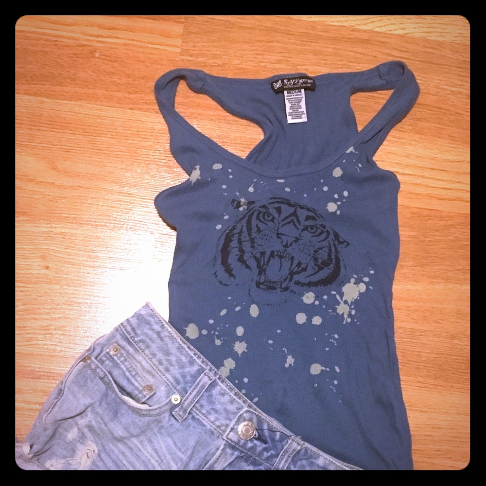 🐯Tiger paint splatter tank🐯