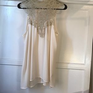 *PRICEDROP*High neck lace top