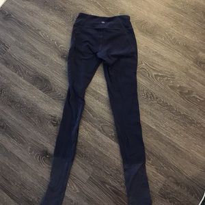 Athleta ballet leggings/ navy blue