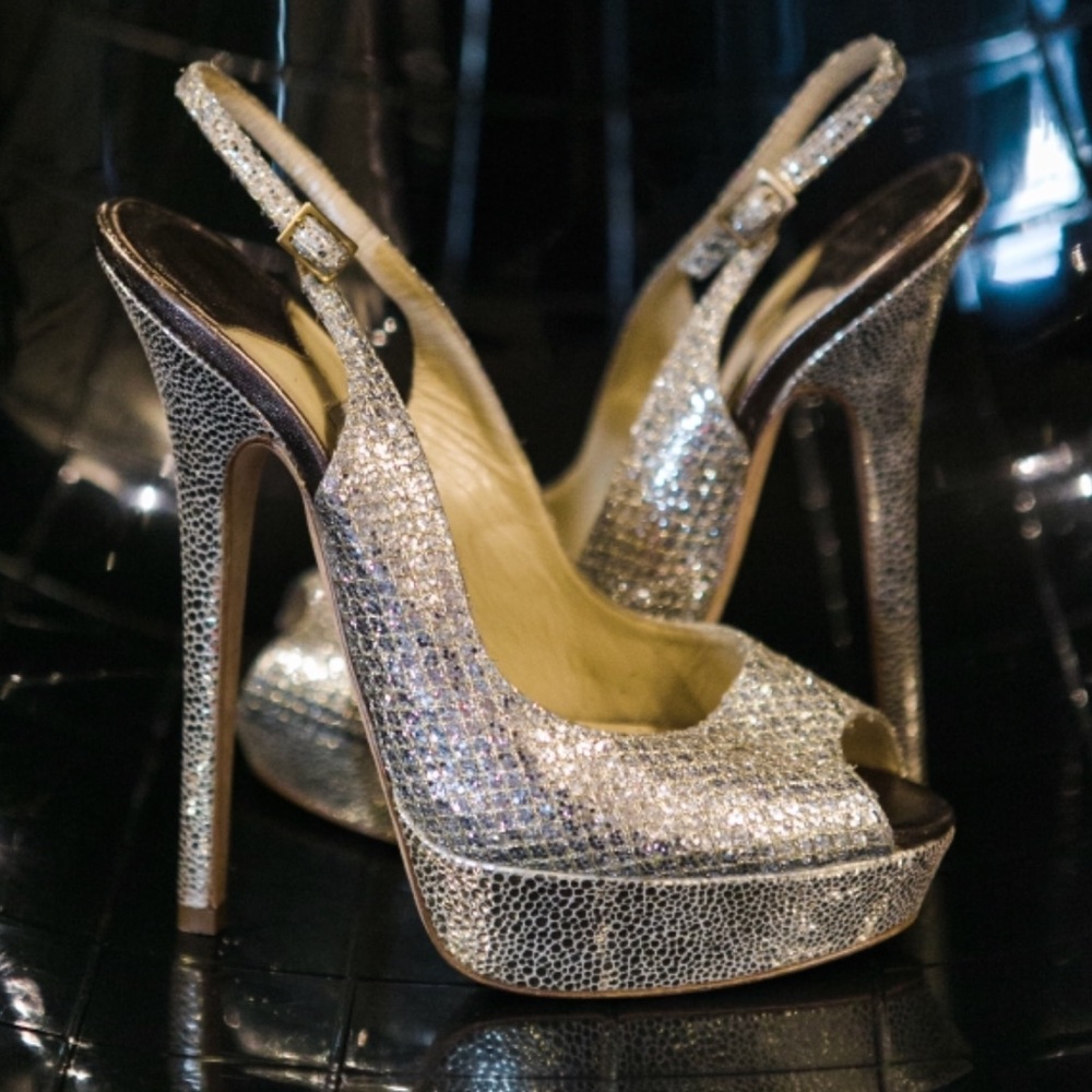 Jimmy Choo Metallic Pumps