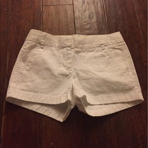 White Jcrew Shorts