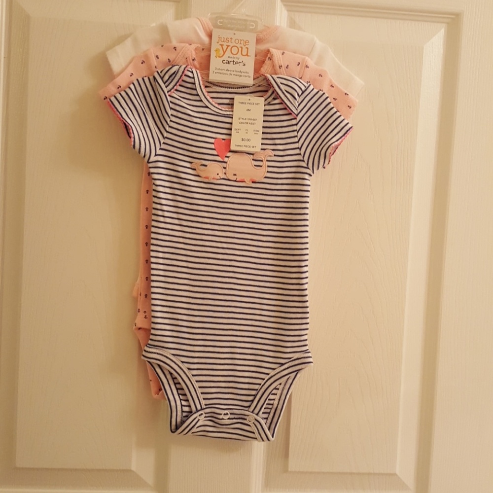 🚫SOLD🚫 Girl's pink whale 3 piece set