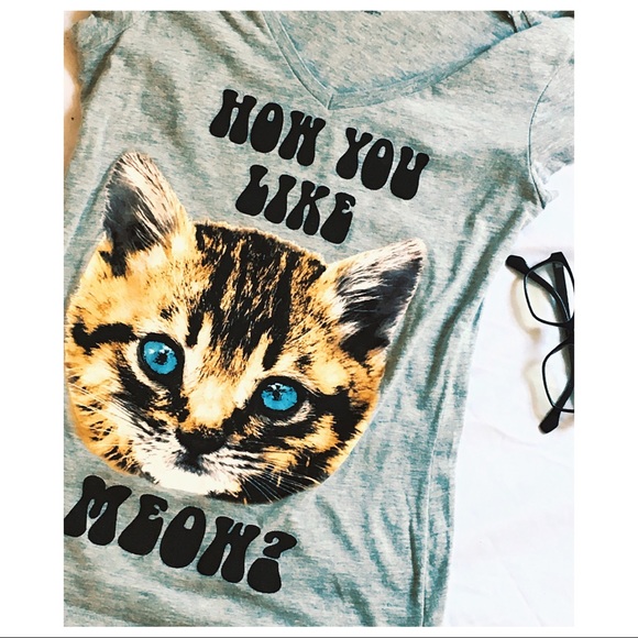 Stranded Small How do you like Meow Kitty T-shirt