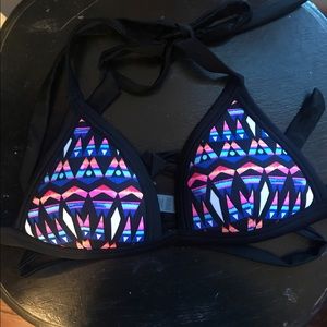 Victoria Secret Pink bright fun swim top