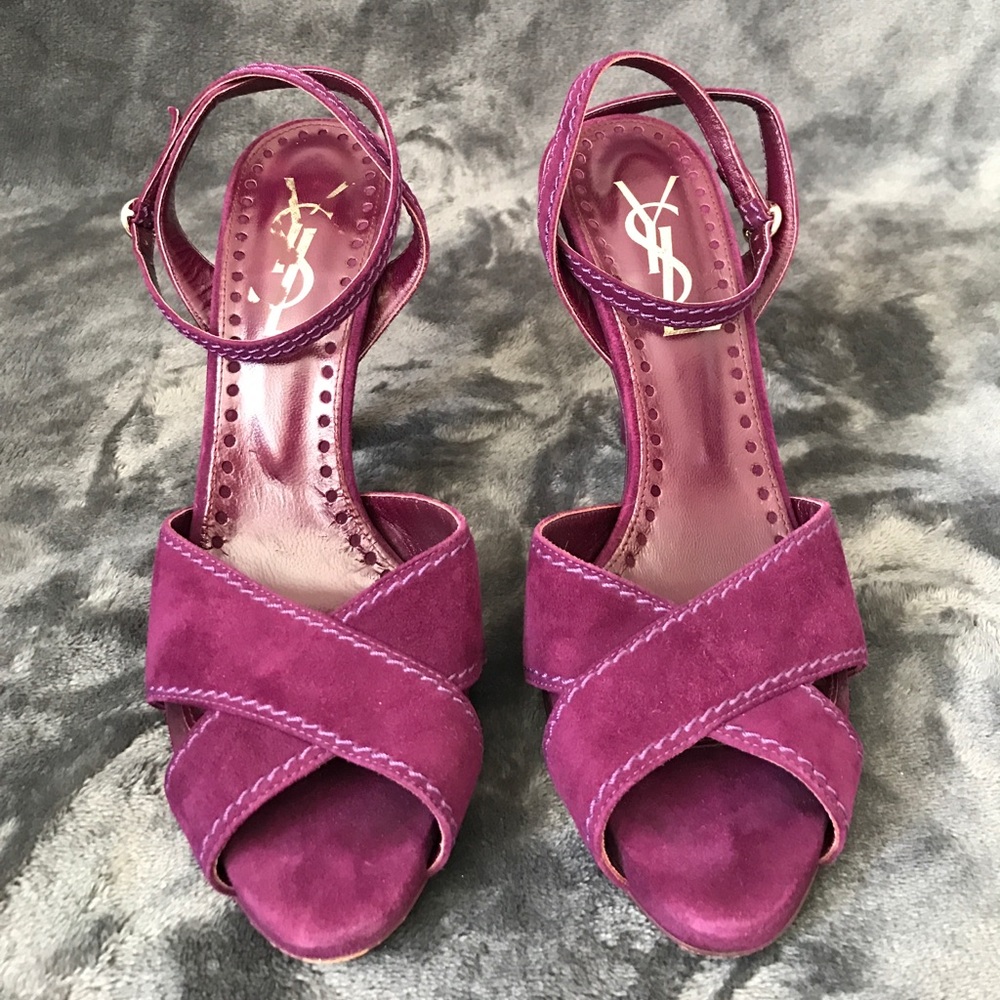 YSL Ankle Wrap Pumps - size 39.5