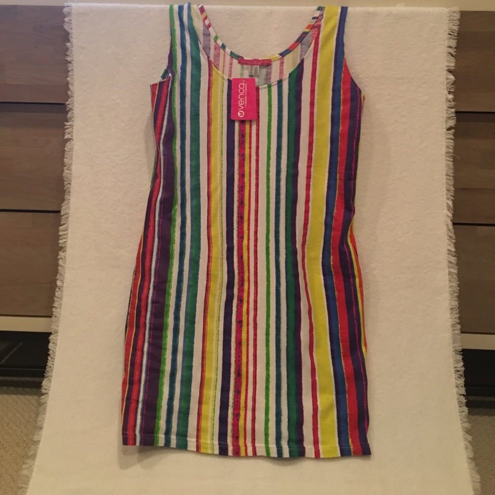 Striped tank dress