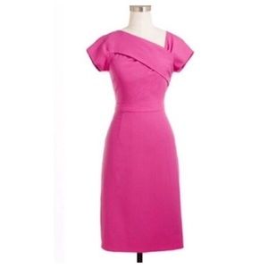 NWT J. Crew Pink Origami Sheath Dress