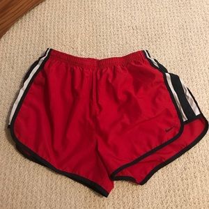 Red Nike Running Shorts