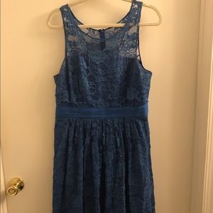 BB Dakota Blue Lace Dress