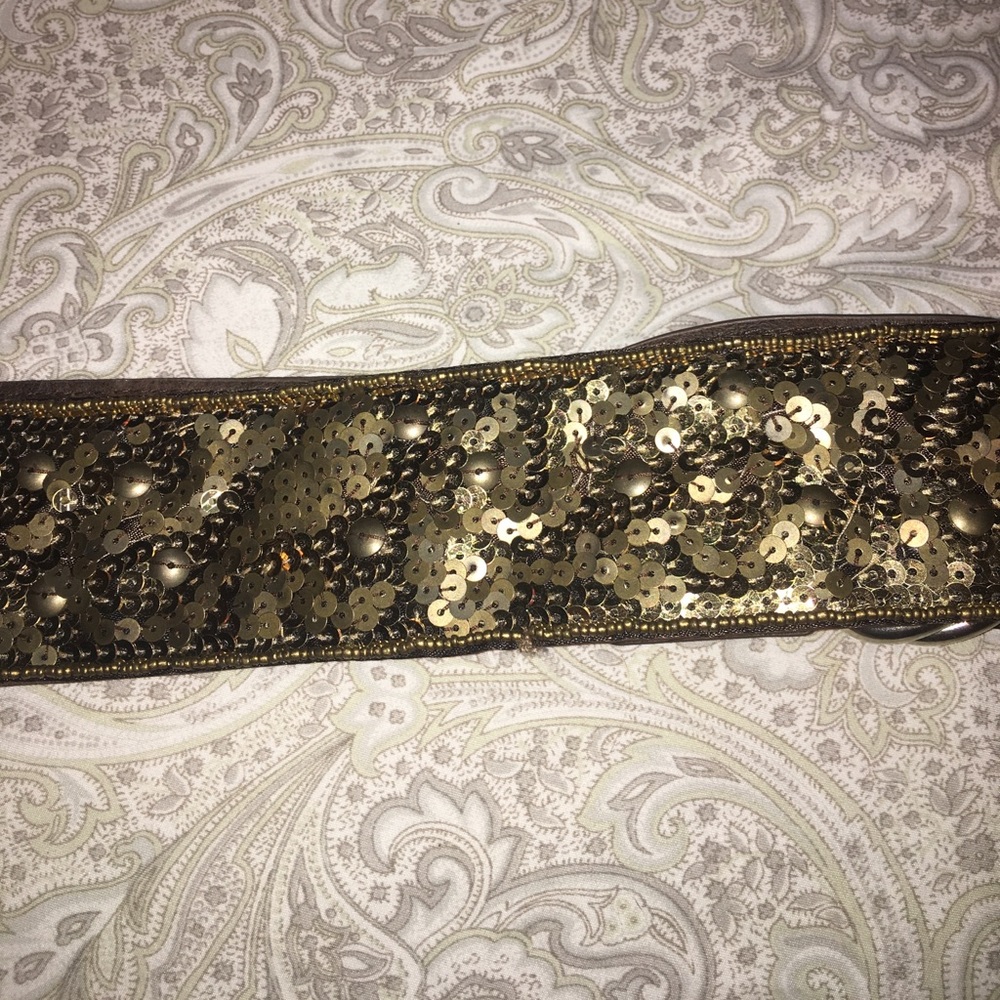 Express sparkle studded belt