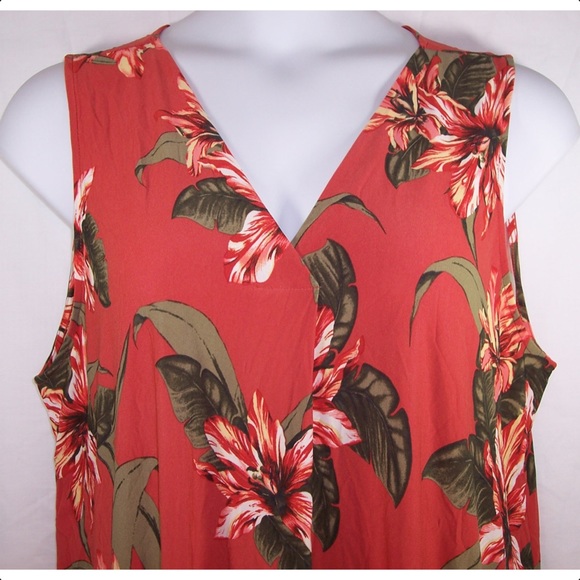 DRESSBARN 1X Tropical Tank Top-NEW - Picture 4 of 8