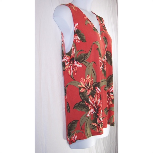 DRESSBARN 1X Tropical Tank Top-NEW - Picture 5 of 8