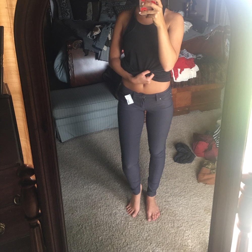 Grey skinny jeans