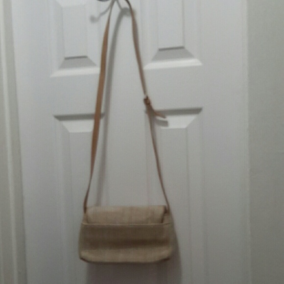 Tan tweed mini had bag by Frankie & Johnnie - Picture 3 of 5