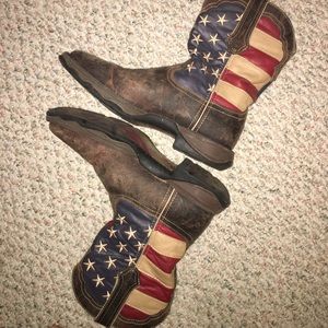 American Flag Boots (Like New)