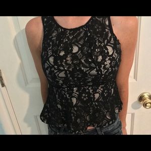 FINAL 🎉 Super Cute Peplum top!!!! Size Small