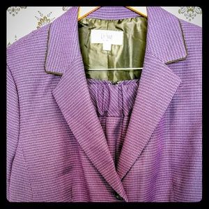NWT Purple Skirt Suit