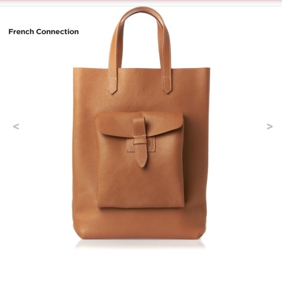 French Connection Handbags - French Connection Shopper Tote 100% Leather