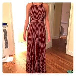 Loft Chevron Maxi Dress!